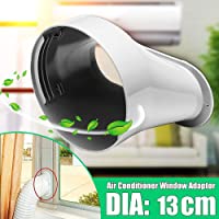 Lai-LYQ Placa De Kit De Deslizamiento De Ventana De Aire Acondicionado Portátil De 2 Piezas con Conector Adaptador De 13…
